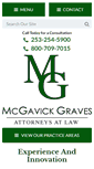 Mobile Screenshot of mcgavickgraves.com